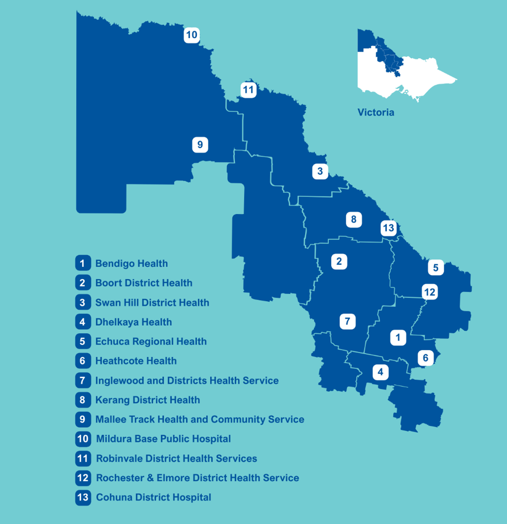 Loddon Mallee Region map Loddon Mallee Region map